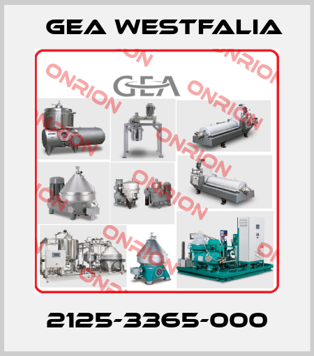 2125-3365-000 Gea Westfalia