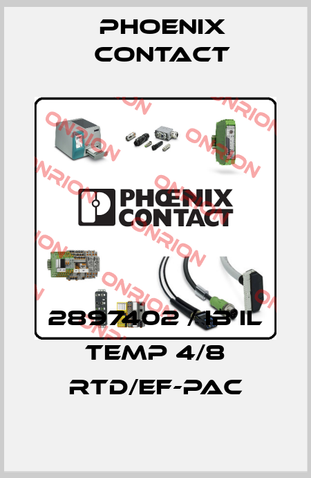 2897402 / IB IL TEMP 4/8 RTD/EF-PAC Phoenix Contact