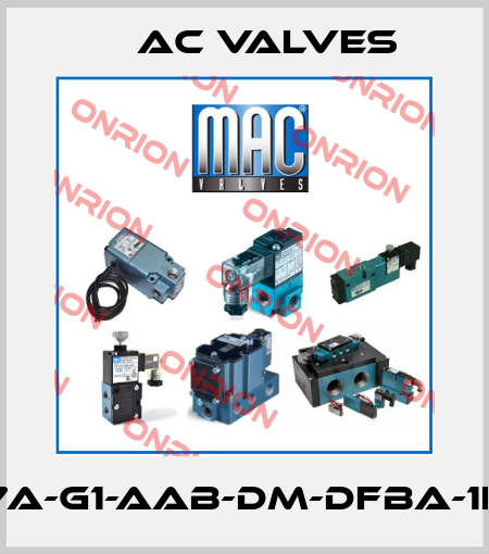 67A-G1-AAB-DM-DFBA-1KD МAC Valves