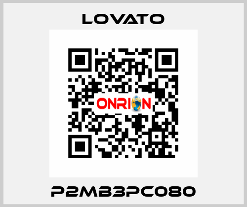 P2MB3PC080 Lovato