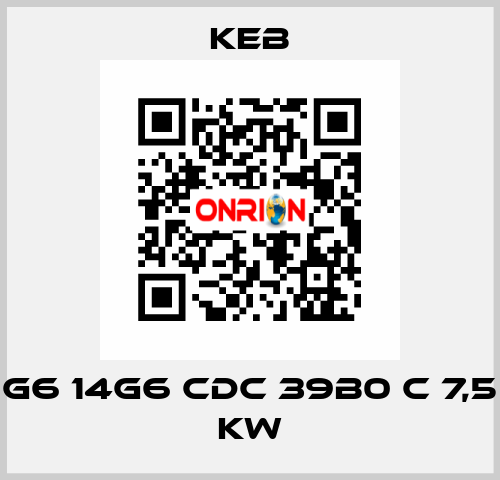 G6 14G6 CDC 39B0 C 7,5 kW KEB