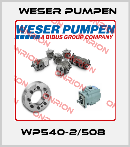 WP540-2/508  Weser Pumpen