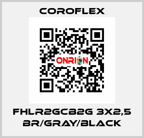 FHLR2GCB2G 3x2,5 Br/Gray/Black COROFLEX