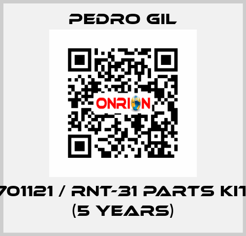 701121 / RNT-31 PARTS KIT (5 YEARS) PEDRO GIL