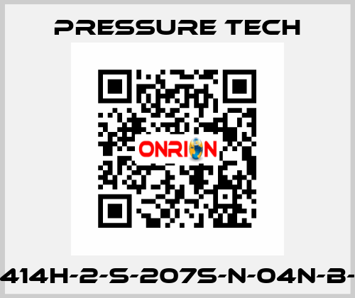 MF414H-2-S-207S-N-04N-B-SV Pressure Tech