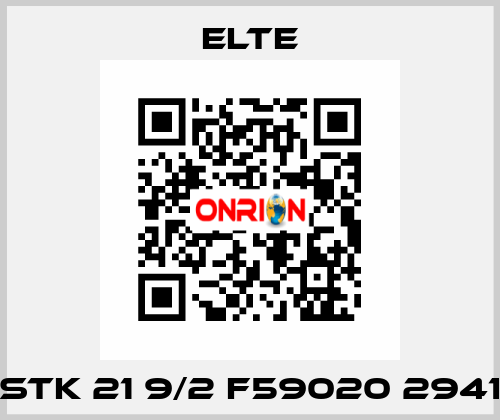 STK 21 9/2 F59020 2941 Elte