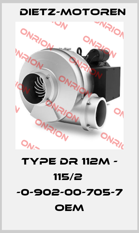 Type DR 112M - 115/2  -0-902-00-705-7 OEM Dietz-Motoren