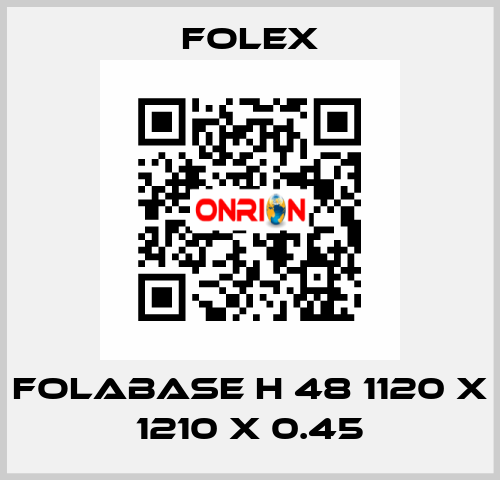 Folabase H 48 1120 x 1210 x 0.45 Folex