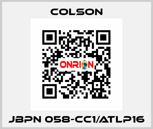 JBPN 058-CC1/ATLP16 Colson