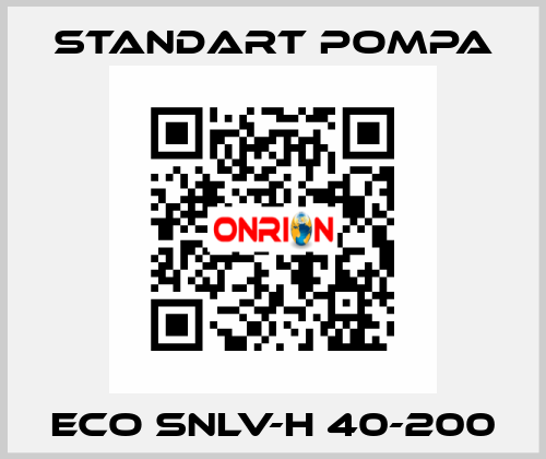 ECO SNLV-H 40-200 STANDART POMPA