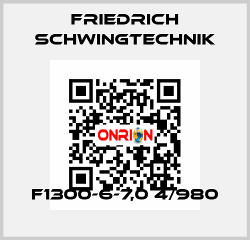 F1300-6-7,0 4/980 Friedrich Schwingtechnik