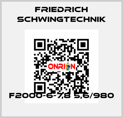 F2000-6-7,8 5,6/980 Friedrich Schwingtechnik