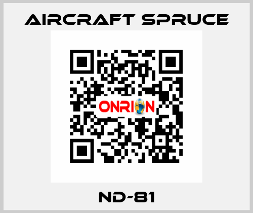 ND-81 Aircraft Spruce