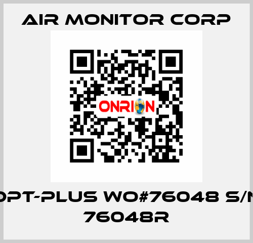 DPT-plus WO#76048 S/N 76048R AIR MONITOR CORP