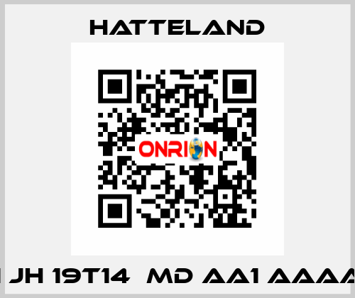 1 JH 19T14  MD AA1 AAAA HATTELAND