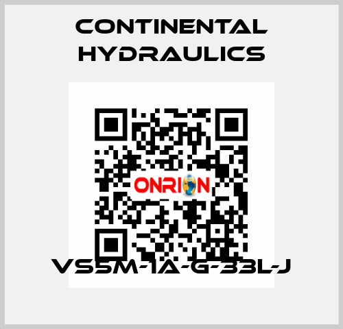 VS5M-1A-G-33L-J Continental Hydraulics