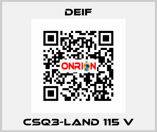 CSQ3-Land 115 V Deif