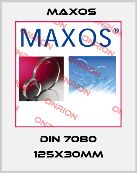 DIN 7080 125x30mm Maxos