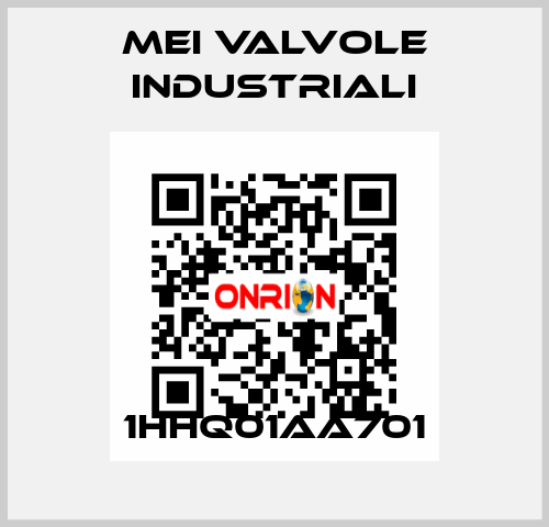 1HHQ01AA701 MEI VALVOLE INDUSTRIALI