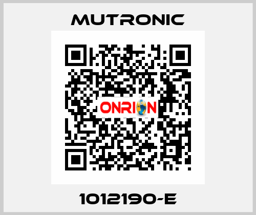 1012190-E Mutronic