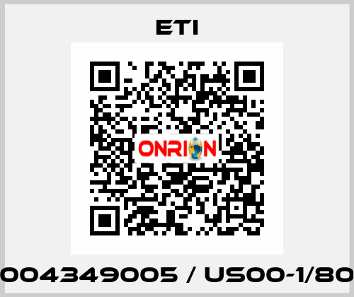 004349005 / US00-1/80 Eti