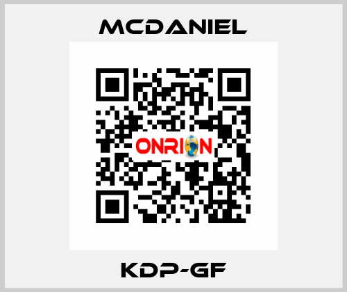 KDP-GF McDANIEL