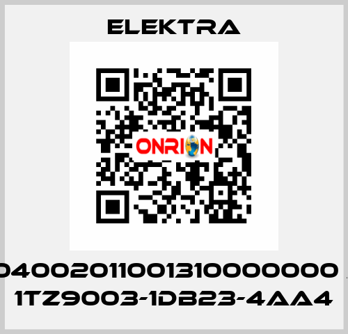 04002011001310000000 / 1TZ9003-1DB23-4AA4 ELEKTRA