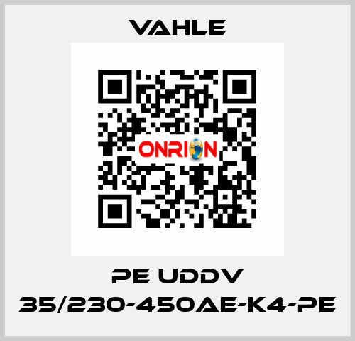 PE UDDV 35/230-450AE-K4-PE Vahle