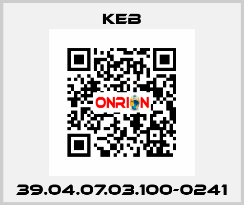 39.04.07.03.100-0241 KEB