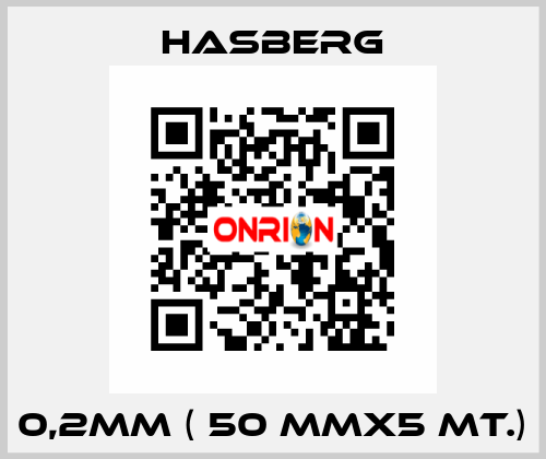 0,2MM ( 50 MMX5 MT.) Hasberg