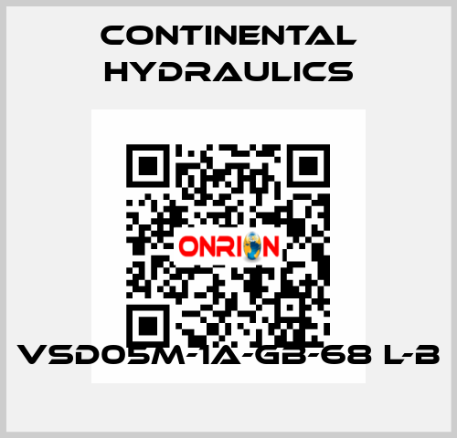 VSD05M-1A-GB-68 L-B Continental Hydraulics