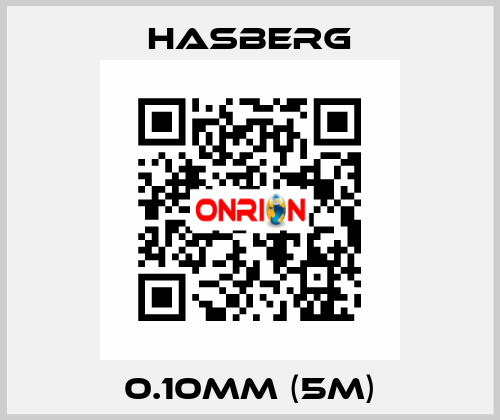 0.10mm (5m) Hasberg