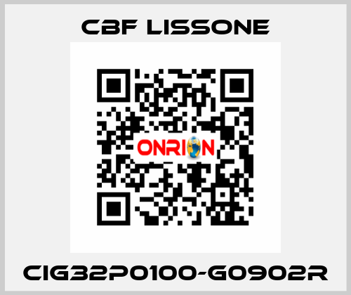 CIG32P0100-G0902R CBF LISSONE