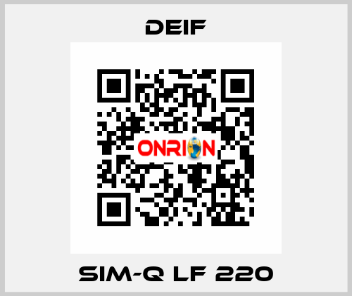 SIM-Q LF 220 Deif