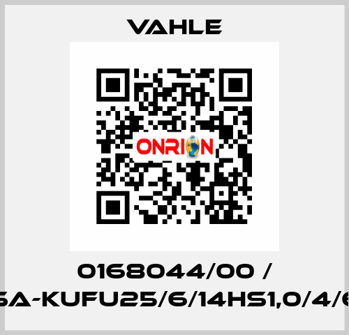 0168044/00 / SA-KUFU25/6/14HS1,0/4/6 Vahle