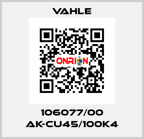 106077/00 AK-CU45/100K4 Vahle