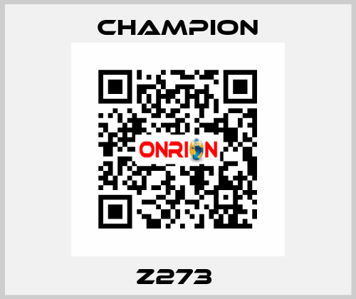 Z273  Champion