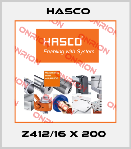 Z412/16 X 200  Hasco