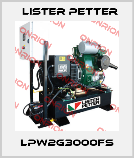 LPW2G3000FS Lister Petter
