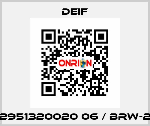 2951320020 06 / BRW-2 Deif