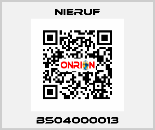 BS04000013 NIERUF