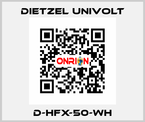 D-HFX-50-WH Dietzel Univolt