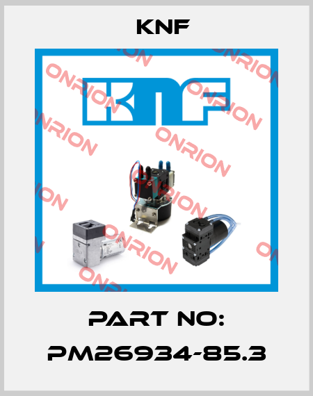 part no: PM26934-85.3 KNF