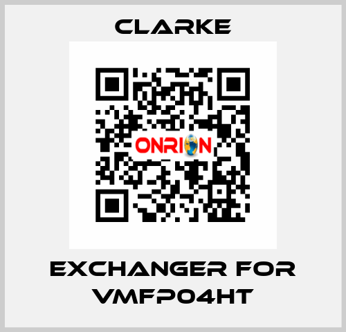exchanger for VMFP04HT Clarke