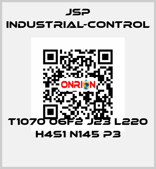 T1070 06F2 J23 L220 H4S1 N145 P3 JSP Industrial-Control