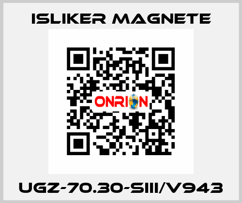 UGz-70.30-SIII/V943 ISLIKER MAGNETE