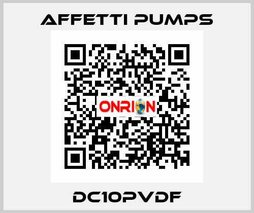 DC10PVDF Affetti pumps