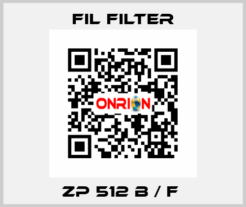 ZP 512 B / F  Fil Filter