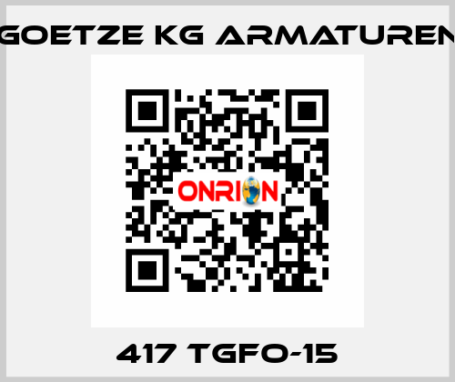 417 tGFO-15 Goetze KG Armaturen