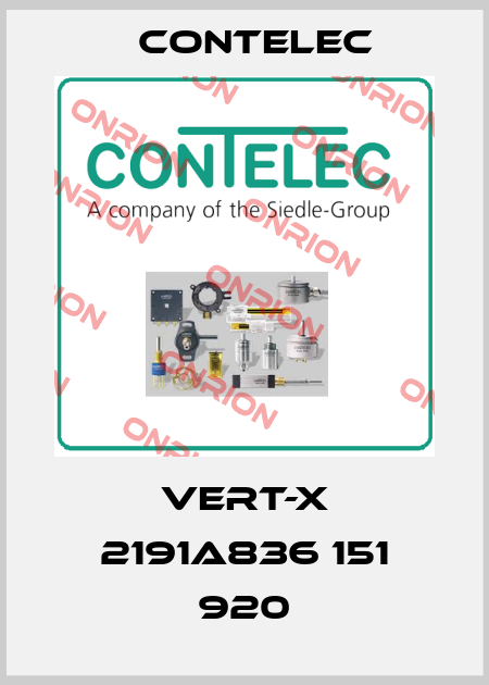 VERT-X 2191A836 151 920 Contelec